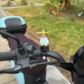 Jolie décoration de canard à hélice de dessin animé pour guidon de moto et vélo. - Chat à Face Peinte / Style à Nouer