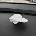 Weißes Papierflieger Auto-Ornament, kreative drehbare Armaturenbrett-Dekoration. - Rotierendes Weißes Flugzeug