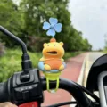 Electric bike bicycle handle cute cartoon animal spinning windmill decoration toy - Sofa Shocked (Strap Type)
