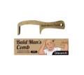 Wooden bald man comb funny novelty gift joke present for men practical head scalp massager 1pc - Bald Man Comb / 1 Piece Pack