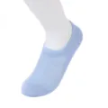 Light blue women low cut invisible socks detail, breathable mesh short ankle sock - 35-40 / Mocha Blue