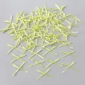 Mini yellow ribbon bows for cake decoration, baking craft, party and floral balloon accessories. - 20 Pieces/Pack / Light Yellow