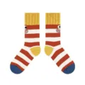 Cute funny french fries pattern mid-calf socks for women, novelty cotton socks. - Couples Style Sizes 36-42 / French Fries & Ketchup Style