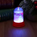 Christmas decorative led night light desktop ornament with cute tree design for party vibes. - Style 2 (Wind Lamp)