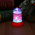 LED Christmas night light detailed view showing glowing dome and festive tree design. - Style 3 (Wind Lamp)
