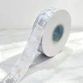 Christmas silver laser ribbon 2.5cm width holiday gift wrapping DIY bow decoration - Christmas Laser / 2.5cm*25 Yards / White