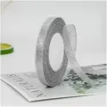 Rouleau de ruban pailleté argenté pour emballage cadeau, loisirs créatifs et fête. - 1cm Argent*22m / Argent