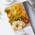 DIY σετ αποξηραμένων πρεσαρισμένων λουλουδιών για κεριά και χειροτεχνία ρητίνης διακόσμηση - Πορτοκαλί & Κίτρινο