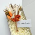 Böhmischer Stil Mini Trockenblumen Strauß Details, perfekt für Hochzeits-Trauzeugen Anzug. - Stil F Mini Blumenstrauß Ohne Etikett (Etwa 15cm)