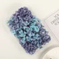 Getrocknete hortensien blüten blau lila verlauf für diy handwerk hochzeit deko box - Blau Lila Grad A Anna Hortensie