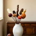 Natural dried fruit flower bouquet for home decor, rustic vase arrangement photo prop. - Dried Fruit Bouquet Style C (Vase Not Included)