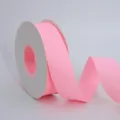 Macaron pink matte satin ribbon for gift wrapping, bouquet decoration, and crafts. - 2.5cm*25 Yards / Pink