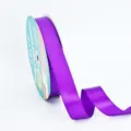 Nastro di raso viola double-face 2,5 cm di larghezza 70 yards per confezioni regalo e nozze. - Viola scuro