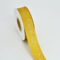 Gold hot stamping New Year ribbon satin gift wrapping holiday decorative webbing roll box - 2.5cm*25 Yards / Luxury Gold
