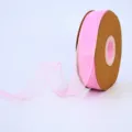 Ανοιχτή μωβ κορδέλα οργάντζας 2.5cm, ποιοτική λεπτή κορδέλα σιφόν για μπουκέτο και κουτί τούρτας. - Ανοιχτό Μοβ