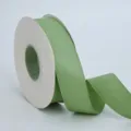 Macaron matte satin ribbon for gift wrapping, bouquet packaging and festive decoration. - 2.5cm*25 Yards / Avocado Green