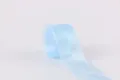 Rollo de cinta de malla semisatén azul claro para regalos y accesorios de pelo - 2.5cm*20 Yardas / Azul claro