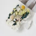 DIY Dried Flower Material Kit Mixed Assorted Flowers for Craft Resin Frame Decor - Pale Yellow Series