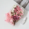 DIY dried flower material kit assorted flower box for handmade frame decor crafts - Pink Powder Series