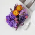 DIY dried flower material pack mixed flower box photo frame home decoration crafts real flowers - Purple Series