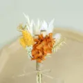 Mini mpoumpoukia apo xeromena louloudia se dasos rustik doraki paralagi xromatos. - Φθινοπωρινό μπουκέτο ορτανσίας αρ. 12 (περίπου 8-11 εκ.)