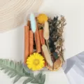 Set de material DIY de flores secas de canela para aromaterapia y decoración artesanal. - Estilo Exquisito / Paquete de Materiales Solo (Sin Taza y Aceite Esencial)