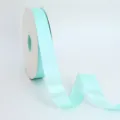 Rouleau de ruban satin bleu clair pour emballage cadeau, boîte à gâteau et décoration florale. - Bleu Sarcelle