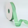 Light green polyester ribbon spool 2.5cm wide for gift wrapping, baking and floral decoration. - Smoky Green