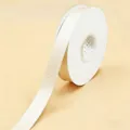 Nastro a Pois 2.5cm Nastro di Tessuto Champagne per Confezioni Regalo Bouquet Fiori Torta - Beige con Pois Bianchi