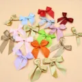Conjunto de lazos de tela coloridos para envolver regalos y proyectos de decoracion. - Ancho 2cm Paquete de 100 Piezas