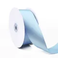 Nastro in poliestere azzurro chiaro da 4 cm per confezioni regalo e decorazioni nuziali - 4,0 cm x 50 Yards / Azzurro