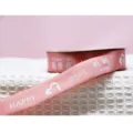 Variante de cinta de poliester rosa para el dia de la madre y envoltorio de regalo. - Mejor Mamá / Mamá Hada / Rosa Loto / Beige