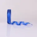 2.5cm blue birthday ribbon custom satin webbing gift wrapping party decoration craft - Sapphire Blue