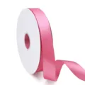 Cinta de poliéster rosa rollo 2.5cm para envolver regalos, ramos de flores y lazos. - Rosa #155