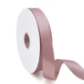 Rollo de cinta de raso rosa de 2.5cm para envolver regalos, flores y decoración de lazos. - Rosa 165#