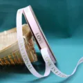 1cm Pink Grosgrain Ribbon Gold Stamped Love Is Eternal For Gift Wrapping Flower Bouquets - 1.0cm Width / 40 Yards / Light Pink