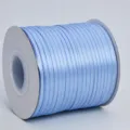 0.3cm light blue polyester satin ribbon, solid color fine ribbon for sewing and gift wrapping - 0.3cm / Light Blue