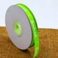 Cinta de poliéster verde de 1 cm hecha a mano para envolver regalos, pasteles y decoración floral. - 1,0 cm x 25 yardas / Verde Fruta