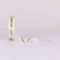2.5cm white ribbon with happy birthday text for gift wrapping, cake box decoration and party crafts. - Beige