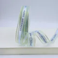 Light Blue 2.5cm Satin Edge Gauze Ribbon Happy Birthday Gift Wrapping Ribbon for Cake Party - Light Blue