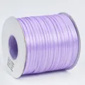 High quality 0.3cm solid color polyester ribbon roll for gift wrapping and crafts. - 0.3cm / Light Purple