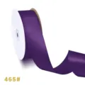 Cinta de raso violeta para envolver regalos y decoracion de bodas, color 465# rollo - 4,0 cm x 50 Yards / Púrpura profundo