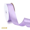 Bobina de cinta de raso morado claro, 4cm de ancho, tela suave para envolver regalos y bodas. - 4,0 cm x 50 Yards / Violeta Claro