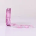 2.5cm purple organza ribbon happy birthday cake packaging gift wrapping decorative ribbon - Rose Purple