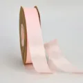 Pink Sweet Love Ribbon Satin Gift Wrapping Ribbon for Flower Bouquet and DIY Craft Box - 2.5cm*50 Yards / Light Pink