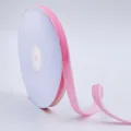 Pink velvet ribbon spool for gift wrapping and clothing accessories, smooth flocking texture. - 1cmx10 Yards / Pink