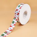 2.5cm watermeloen bedrukt lint witte stoffen band voor cadeauverpakking bloemen winkel - Watermeloen