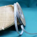 1cm grosgrain gold foil love ribbon gift box and flower packaging silk decorative ribbon - 1.0cm Width / 40 Yards / Light Gray