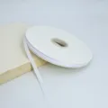 Weißes Ripsband 0.6cm breit für das Basteln von Haarschmuck und Geschenkverpackungen. - 0.6cm*100 Yards / Gebleichtes Weiß