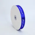 Royal blue printed ribbon 2cm width 100 yards satin ribbon for gift wrapping and flower bouquet. - 2.0cm*100 Yards / Sapphire Blue
